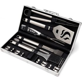 Cuisinart CGS-5020 BBQ Tool Aluminum Carrying Case, Deluxe Grill Set, 20-Piece