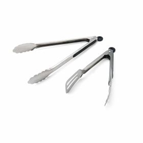 Farberware Classic Set of 2 Stainless Steel Head Tongs