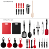 Farberware Professional 30-piece Black and Red Kitchen Tool and Gadget Starter Set