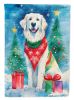 Great Pyrenees Christmas Garden Flag Mailbox Flag Decorative Yard Flag Banner Outside Patio Artwork Yard Flower Beds, Garden Size, Multicolor