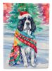 English Springer Spaniel Christmas Garden Flag Mailbox Flag Decorative Yard Flag Banner Outside Patio Artwork Yard Flower Beds, Garden Size