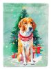 English Foxhound Christmas Garden Flag Mailbox Flag Decorative Yard Flag Banner Outside Patio Artwork Yard Flower Beds, Garden Size, Multicolor