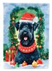 Kerry Blue Terrier Christmas Garden Flag Mailbox Flag Decorative Yard Flag Banner Outside Patio Artwork Yard Flower Beds, Garden Size, Multicolor