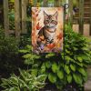 Owyhee Bob Cat in Fall Leaves Garden Flag Mailbox Flag Decorative Yard Flag Banner Outside Patio Artwork Yard Flower Beds, Garden Size, Multicolor