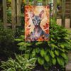 Peterbald Cat in Fall Leaves Garden Flag Mailbox Flag Decorative Yard Flag Banner Outside Patio Artwork Yard Flower Beds, Garden Size, Multicolor