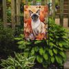 Colorpoint Shorthair Cat in Fall Leaves Garden Flag Mailbox Flag Decorative Yard Flag Banner Outside Patio Artwork Yard Flower Beds, Garden Size