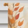 Owyhee Bob Cat in Fall Leaves House Flag Large Porch Sleeve Pole Decorative Outside Yard Banner Artwork Wall Hanging, Polyester, House Size