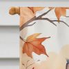 Australian Mist Cat in Fall Leaves House Flag Large Porch Sleeve Pole Decorative Outside Yard Banner Artwork Wall Hanging, Polyester, House Size