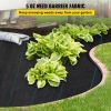 VEVOR Weed Barrier Landscape Fabric, 5 x 250 ft, 5 Oz Premium Woven Ground Cover Heavy Duty PP Material & Easy Setup, Dual-Layer for Outdoor Garden