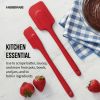 Farberware Professional Silicone Solid Red Spatula Set of 2