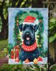 Kerry Blue Terrier Christmas Garden Flag Mailbox Flag Decorative Yard Flag Banner Outside Patio Artwork Yard Flower Beds, Garden Size, Multicolor