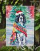 English Springer Spaniel Christmas Garden Flag Mailbox Flag Decorative Yard Flag Banner Outside Patio Artwork Yard Flower Beds, Garden Size