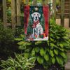 Dalmatian Christmas Garden Flag Mailbox Flag Decorative Yard Flag Banner Outside Patio Artwork Yard Flower Beds, Garden Size, Multicolor