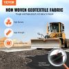 VEVOR Driveway Fabric, 3x100FT Non Woven Geotextile Fabric for Landscaping, Heavy Duty Garden Weed Barrier Fabric, 4OZ Landscape Fabric