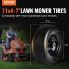 VEVOR Lawn Mower Tires with Rim, 11x4-7" Tubeless Tractor Tires, 2-Pack Tire and Wheel Assemby, Flat-free PU Tire, 3.4" Centered Hub