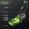 40V Brushless Cordless Lawn Mower Blower String Trimmer Combo Kit 4.0Ah 2.0Ah Battery Charger Bonus Spools Lightweight Versatile