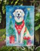 Great Pyrenees Christmas Garden Flag Mailbox Flag Decorative Yard Flag Banner Outside Patio Artwork Yard Flower Beds, Garden Size, Multicolor