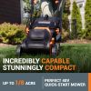 Worx 40V 14" Cordless Lawn Mower for Small Yards, 2-in-1 Battery Lawn Mower Cuts Quietly, Compact & Lightweight Lawn Mower