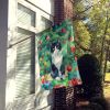 Chantilly Tiffany Cat By the Christmas Tree House Flag Large Porch Sleeve Pole Decorative Outside Yard Banner Artwork Wall Hanging, Polyester