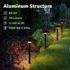 LED Low Voltage Landscape Lights 3W Cast-Aluminum Low Voltage 12-24V Waterproof Lights 12 Pack 3000K Landscape Lighting