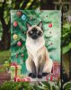 Birman Cat By the Christmas Tree Garden Flag Mailbox Flag Decorative Yard Flag Banner Outside Patio Artwork Yard Flower Beds, Garden Size, Multicolor