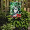 Foldex Exotic Fold Cat By the Christmas Tree Garden Flag Mailbox Flag Decorative Yard Flag Banner Outside Patio Artwork Yard Flower Beds, Garden Size