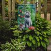 British Shorthair Cat By the Christmas Tree Garden Flag Mailbox Flag Decorative Yard Flag Banner Outside Patio Artwork Yard Flower Beds, Garden Size