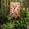 Devon Rex Cat in Fall Leaves Garden Flag Mailbox Flag Decorative Yard Flag Banner Outside Patio Artwork Yard Flower Beds, Garden Size, Multicolor