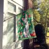 Oriental Shorthair Cat By the Christmas Tree House Flag Large Porch Sleeve Pole Decorative Outside Yard Banner Artwork Wall Hanging, Polyester