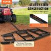 VEVOR Driveway Drag, 84" Width Tow Behind Drag Harrow, Q235 Steel Driveway Grader with Adjustable Bars, Support up to 50 lbs