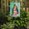 English Foxhound Christmas Garden Flag Mailbox Flag Decorative Yard Flag Banner Outside Patio Artwork Yard Flower Beds, Garden Size, Multicolor