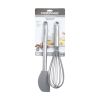 Farberware Professional Whisk and Spatula Set, Gray