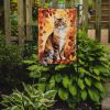 Cymric Cat in Fall Leaves Garden Flag Mailbox Flag Decorative Yard Flag Banner Outside Patio Artwork Yard Flower Beds, Garden Size, Multicolor