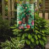 Havana Brown Cat By the Christmas Tree Garden Flag Mailbox Flag Decorative Yard Flag Banner Outside Patio Artwork Yard Flower Beds, Garden Size