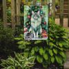 Oriental Longhair Cat By the Christmas Tree Garden Flag Mailbox Flag Decorative Yard Flag Banner Outside Patio Artwork Yard Flower Beds, Garden Size