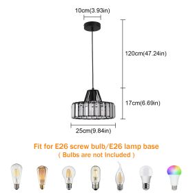 Modern K9 Crystal Pendant Light Led Ceiling Lamp Living Dining Room Nordic Chandelier Aisle Kitchen Island Decor Balcony Fixture (Body Color: Black 5)