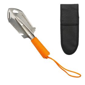 Camping Small Hand Shovel Outdoor Camping Military Shovel Stainless Steel Small Shovel Multifunctional Tools (Color: W4)