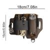 EDCs Organizer Sheath Leather EDCs Tool Holster Multitool Sheath High Capacity Cowhide Holster For Knives Car Key