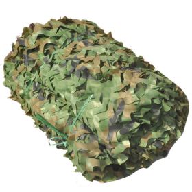 Bulk Roll Camouflage Net 210D Oxford Cloth Camouflage Mesh Cover Blind For Garden Decoration Sun Shade Outdoor Camping (Color: double layer 2x3m)