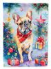 French Bulldog Christmas Garden Flag Mailbox Flag Decorative Yard Flag Banner Outside Patio Artwork Yard Flower Beds, Garden Size, Multicolor