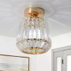 Modern Pendant Light Crystal Led Gold Chandelier Ceiling Lamp Living Dining Room Luminaire Aisle Kitchen Island Decor Fixture