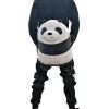 1pcs Adult Kids Outdoor Skiing Skating Snowboarding Sports Knee Hip Protective Ski Gear Children Knee Pad Hip Pad panda Shape