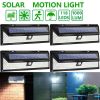 WAKYME 118 LED Solar Lights for Garden Decoration PIR Motion Sensor Wall Lamp Waterproof Solar Powered Emergency Security Light